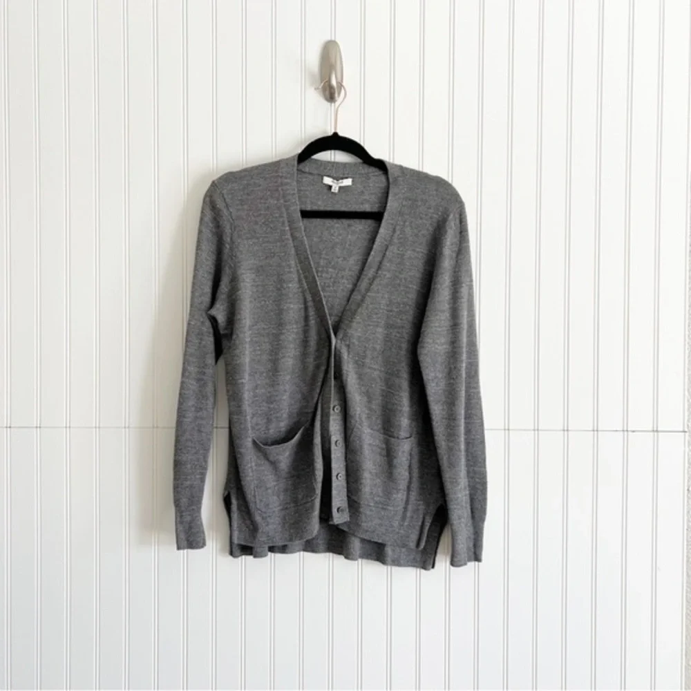 Madewell Womens Medium Gray Spring Weight Cardigan